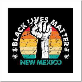 New Mexico black lives matter political protest Posters and Art